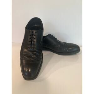 Crockett & Jones Clifford Oxford Dress Casual Shoes Black Size 8 E JP